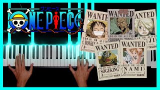 One Piece Character Commercial Break Piano Cover Eyecatchers [upl. by Genia250]