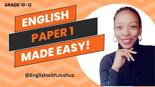 grade 12 ENGLISH PAPER 1 must know matric revision [upl. by Yul351]