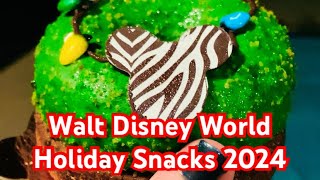 Walt Disney World HolidayTreats And Snacks 2024 Holiday Tart Animal Kingdom LodgeWalt Disney World [upl. by Eiltan]