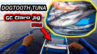 Power of GC Claro  Dogtooth Tuna Landed  Vertical Jigging  Siquijor Island Philippines [upl. by Annoel]