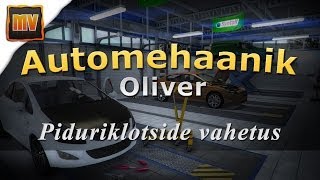 Automehaanik Oliver  Piduriklotside vahetus [upl. by Pavlov502]