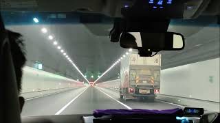 Driving from Undersea Tunnel Hong Kong SAR China to Hong Kong – Zhuhai – Macau Bridge HZMB [upl. by Kola]