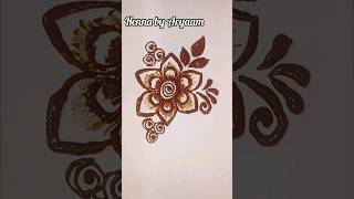 How to make Bold Rose 🌹 Mehndi Design viralshorts mehandi rosemehndidesigns [upl. by Gates29]