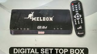 MELBON BHIM SET TOP BOX UNBOXING FIRST LOOK [upl. by Bohun]