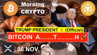 🚨 06 NOV 2024☀️☕️🥐 ATH EN DIRECT 🚀 D TRUMP A GAGNÉ OFFICIEL ✅ HISTORIQUE POUR LES PORTIFS [upl. by Elyak232]