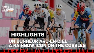 Extended Highlights  ParisRoubaix Femmes avec ZWIFT 2024 [upl. by Topper]