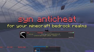 syn an anticheat for minecraft bedrock realms [upl. by Ybur]