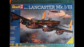 AVRO LANCASTER MK III REVELL 172 FULL BUILD [upl. by Capp]