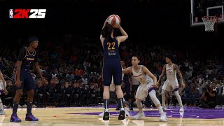 NBA 2K25 PC  Fever vs Mercury  Caitlin Clark with 29 points and 17 assists [upl. by Wrdna457]