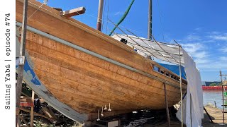 Building shelter for our artisanal wooden boat project — Sailing Yabá 74 [upl. by Mcarthur]