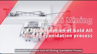 Explanation of Xinhai Gold All Sliming Cyanidation Process3D Animation [upl. by Bourgeois266]