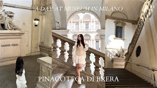 vlog  a day at museum in Milano Pinacoteca di Brera [upl. by Anibur412]