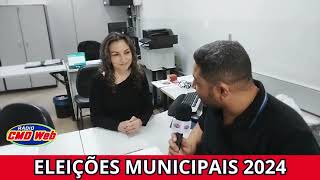 ENTREVISTA COM ANDRESSA CARTÓRIO ELEITORAL CMD [upl. by Luhe467]