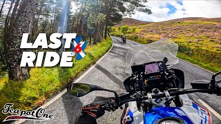 Touring Scotland By Motorcycle  The LAST Ride [upl. by Anidualc]