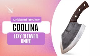 COOLINA Lixy Cleaver Knife Review  Unleashing the Beast  The Ultimate Butchers Dream [upl. by Rahm]