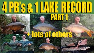 PART 1 FENLAND FISHERIES WILLOW LAKE SOCIAL  PB’s and lake record  carp fishing [upl. by Alduino845]