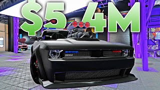 54 Million Police Dodge Challenger  Gauntlet Interceptor Customization in GTA Online [upl. by Philippe]