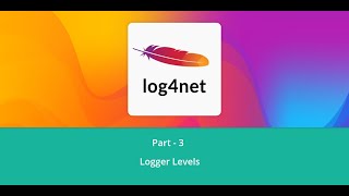 3 Log4Net  Part  3  Logger Levels [upl. by Brandon758]