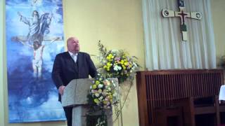 John Pridmore Speaking to Students during a Parish Mission In Banagher Co Offaly [upl. by Tigdirb]