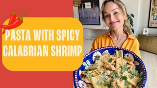 Giada Makes Pasta with Calabrian Shrimp  Giada De Laurentiis [upl. by Naillimixam]