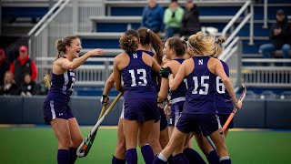 Field Hockey  Wildcats Down Ohio State 31 to Advance to Big Ten Championship [upl. by Bocoj]