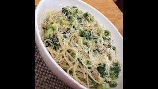 PASTA FÁCIL DE BROCOLI CON ESPINACA MUY RENDIDORA  COCINA DE ADDY [upl. by Marienthal]