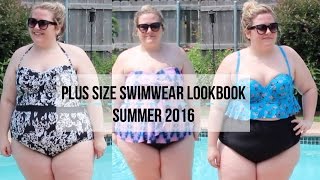 Plus Size Swimwear Lookbook  Summer 2016 [upl. by Anaher607]