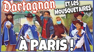 VISITE DE PARIS EN CALECHE AVEC DARTAGNAN ET 3 MOUSQUETAIRES [upl. by Lorollas]