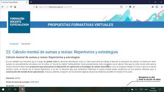 Cómo inscribirte a un curso  Cursos de Formación Especializada  INFoD [upl. by Havard496]