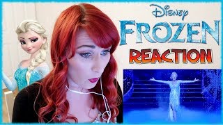 Frozen the Musical REACTION  Caissie Levy performing Let it Go [upl. by Henderson]