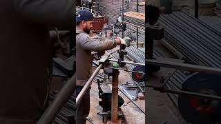 Bending Steel Rods Manually For Chairs [upl. by Renato]