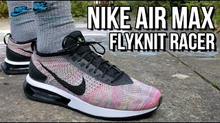 NIKE AIR MAX FLYKNIT RACER REVIEW  On feet comfort weight breathability and price review [upl. by Karlen458]