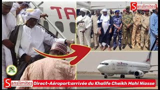 🔴DIRECT Aéroport Léopold Sédar Senghor Arrivée du Khalif de la Fayda Tijaniya Cheikh Mahi Niasse [upl. by Swetiana596]