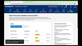 How To Sync Airbnb to Bookingcom Calendar [upl. by Ryann]