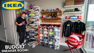 Building The Ultimate BUDGET Sneaker Room IKEA SETUP [upl. by Michaelina]