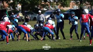 Christian Palmiero RB Rhawnhurst Raiders 105lbs Highlights vs Wissahickon Braves 105lbs [upl. by Colfin]