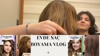 EVDE SAÇ BOYAMA VLOGG 7•1 ve 70 KARIŞTIRDIK [upl. by Hike]