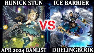 Runick Stun vs Ice Barrier  High Rated  Dueling Book [upl. by Ansley]