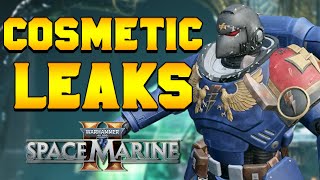 COSMETIC quotLEAKSquot  BEAKY HELMETS amp FUTURE CONTENT for Space Marine 2 [upl. by Tilly]