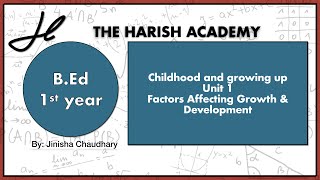 Childhood and growing up Unit 1 Factors Affecting Growth amp Development [upl. by Narcis577]