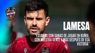 Roger Lamesa “Estamos con ganas de jugar en Buñol con nuestra gente y más después de esa victoria” [upl. by Neros]