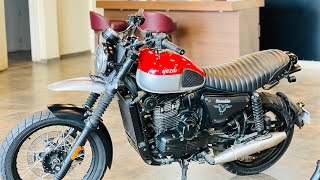 Yezdi Scrambler 350 2024  Detail Review  PriceFeaturesEngine specs  ​⁠MRStudio45 [upl. by Githens]