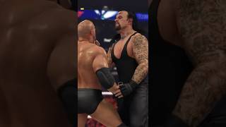 GOLDBERG vs UNDERTAKER WWE 2K23 goldberg undertaker chokeslam wwe [upl. by Tarton736]