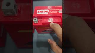 Product changes in Exide battery newly engraved serial no to easily identify the product [upl. by Mercado]