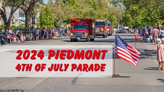 2024 Piedmont 4th of July Parade [upl. by Aneema]