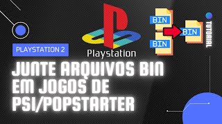 COMO JUNTAR ARQUIVOS BIN MULTITRACK EM JOGOS DE PS1P0PSTARTER  PLAYSTATION 2 [upl. by Annoeik]