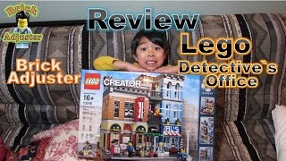 Playing with Lego 89  Detectives Office  Modular Building Review  LEGO 10246 [upl. by Rollie]