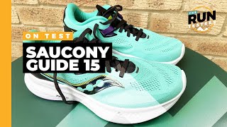 Saucony Guide 15  First Run Review [upl. by Ylera]