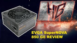 This PSU Wont Explode EVGA SuperNOVA 850 G6 REVIEW [upl. by Notyrb948]