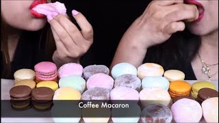 KIM amp LIZ ASMR BITES ONLY ICECREAM MOCHI amp MACARONS ASMR [upl. by Cy318]